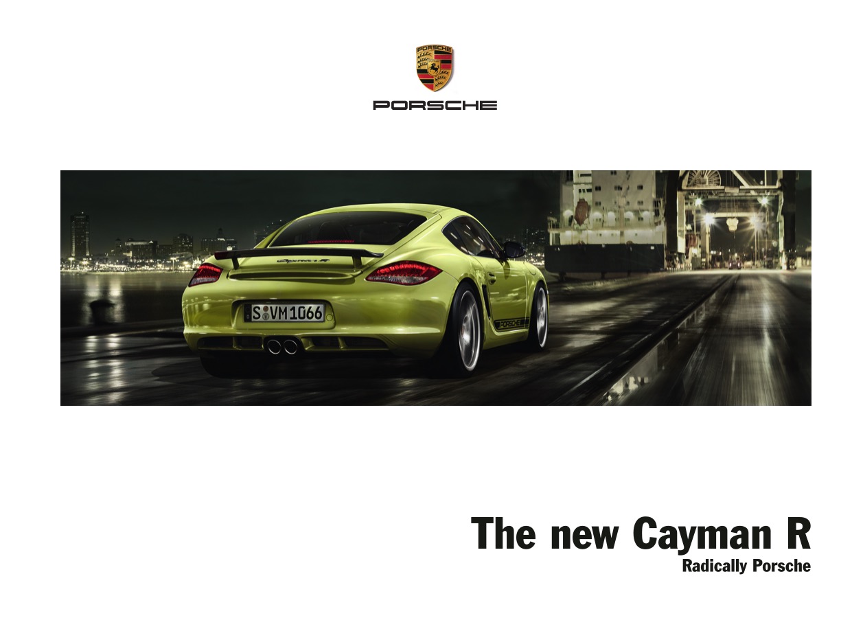 2011 Porsche Cayman R Brochure Page 14